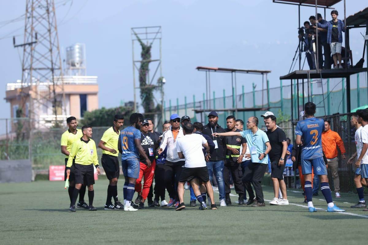 तनावपूर्ण खेलमा च्याम्पियन चर्च ब्वाइज युनाइटेडसँग पराजित भएपछि खुमलटार रेलिगेसनमा