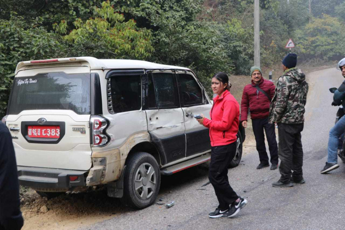 गायिका रचना रिमाल सवार स्कार्पियो ट्रकसँग ठोक्कियो, गायिका सकुशल