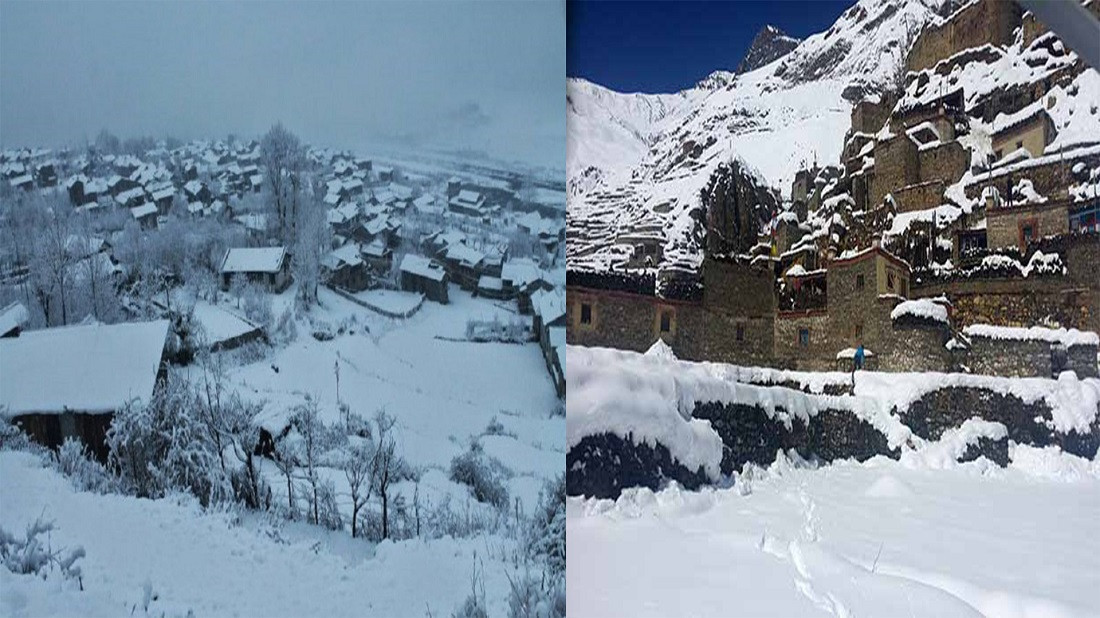 आजको मौसमः तराईका थोरै स्थानहरूमा हुस्सु लाग्ने तथा हिमालमा हिमपात हुने