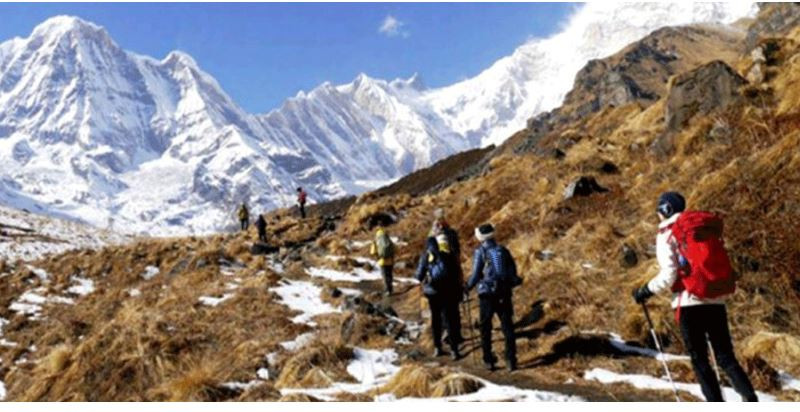  बसन्तऋतुको आगमनसँगै  कञ्चनजङ्घा क्षेत्रमा आउन थाले पर्यटक