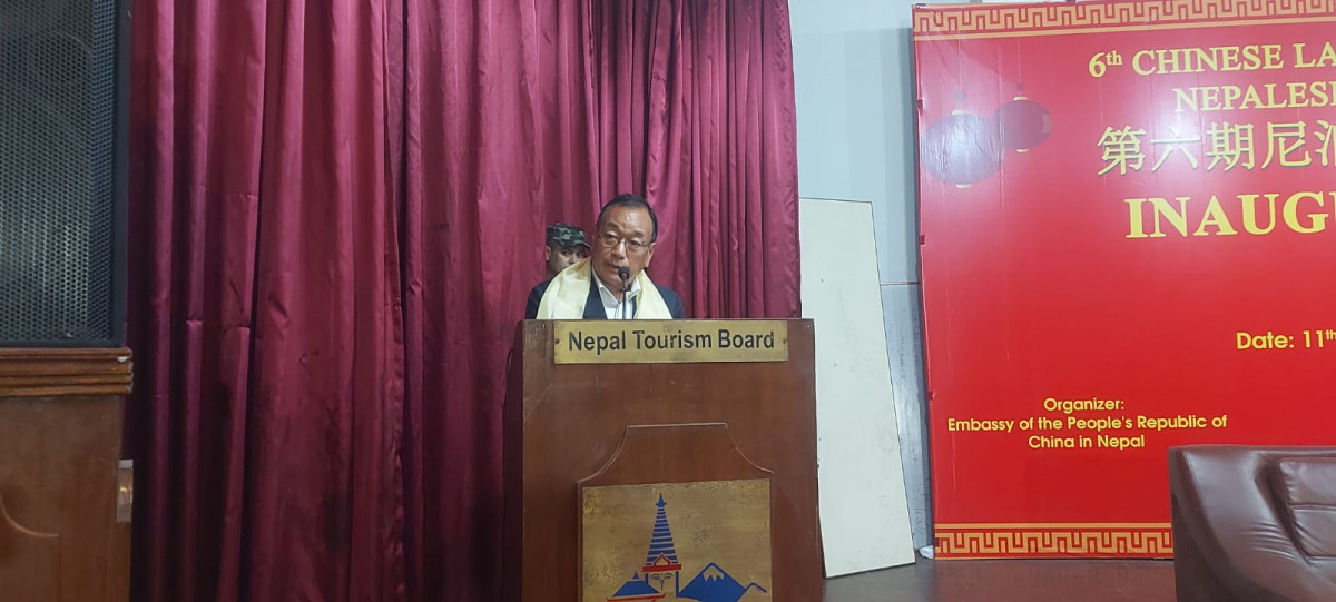 धेरै भन्दा धेरै चिनियाँ पर्यटक भित्र्याउन भाषा अति आबस्यक छ : पर्यटनमन्त्री तामाङ