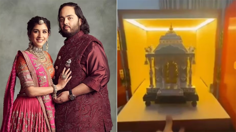 अनन्त अम्बानी र राधिका मर्चेन्टको विवाहको निमन्त्रणा कार्डको चर्चा