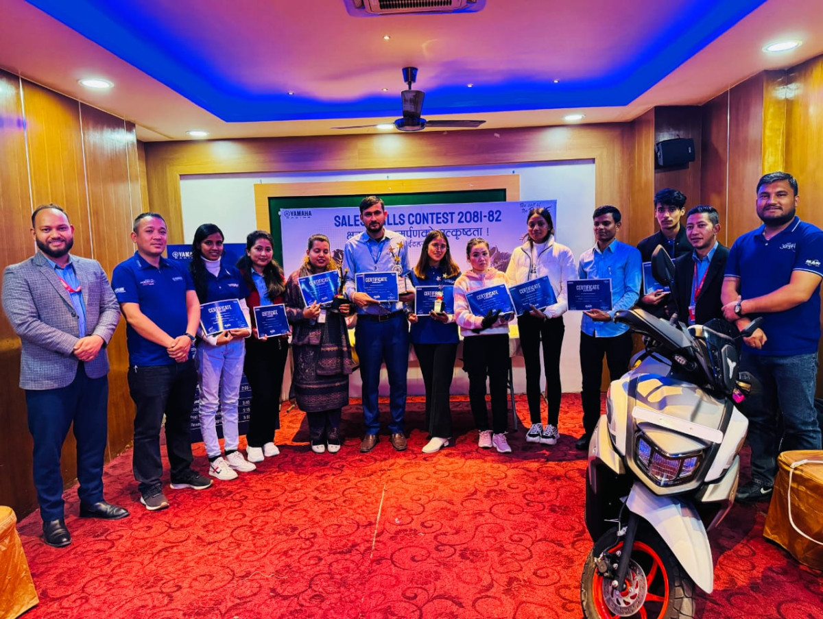Yamaha Organizes Regional Sales Skills Contest in Itahari