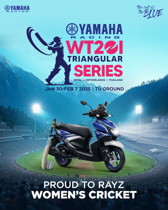 Yamaha Nepal Announces the Title Sponsor of WT20I Triangular Series 2025