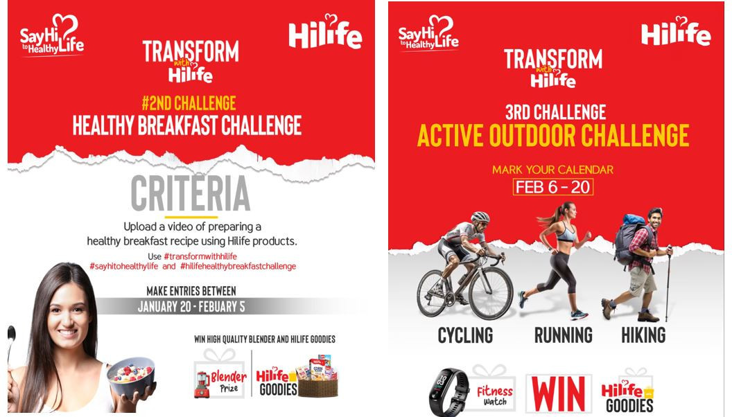 Hilife को "Transform with Hilife" अभियान : स्वस्थ्यका लागि रोमाञ्चक चुनौती र आकर्षक उपहारहरू