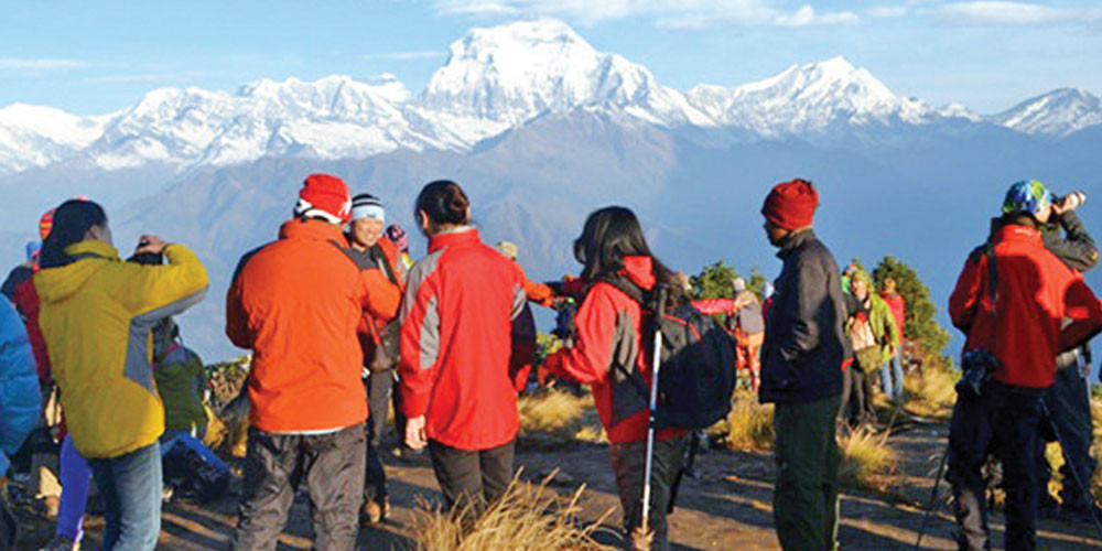 नेपालमा २०२५ को फेब्रुअरीमा भित्रिए ९६ हजार पर्यटक, कुन देशबाट कति ?
