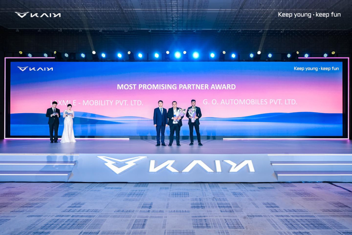 Laxmi E-Mobility and G.O. Automobiles Win 'Most Promising Partner' Award at  Kaiyi Auto Global Conference 2025