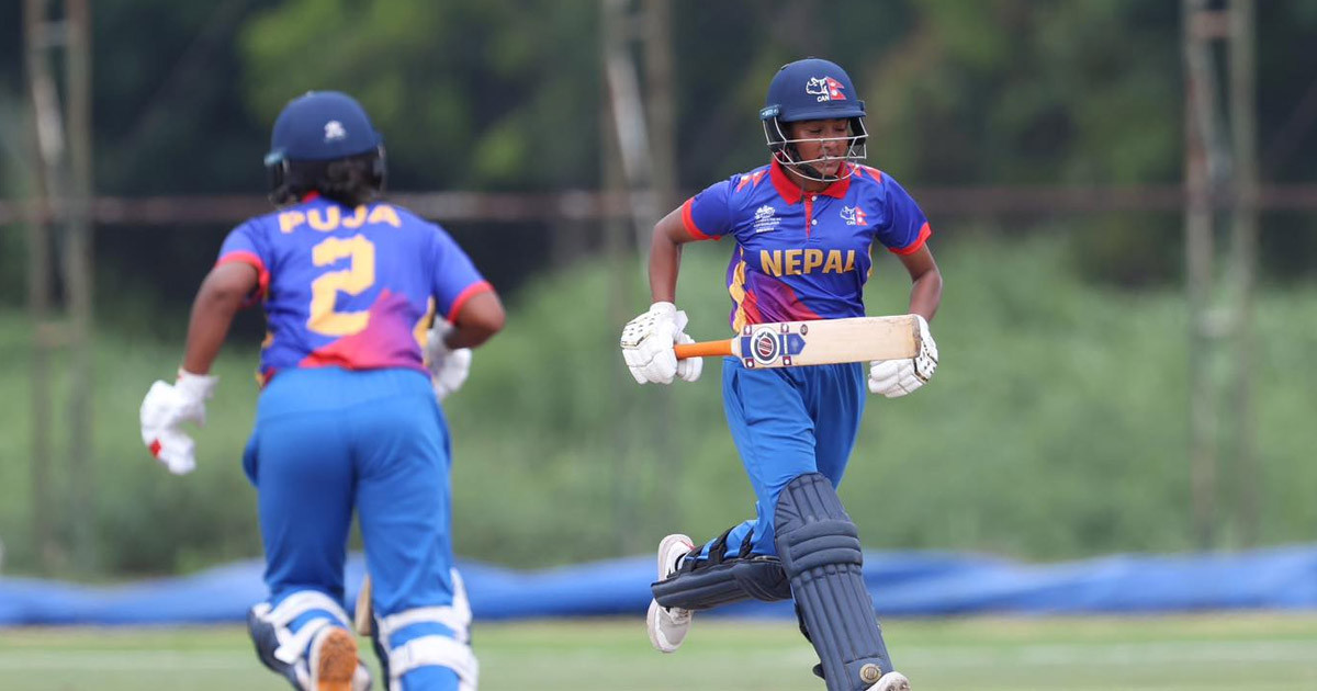 यूएईलाई हराउँदै नेपाल पहिलोपटक महिला विश्वकपको ग्लोबल क्वालिफायर्समा