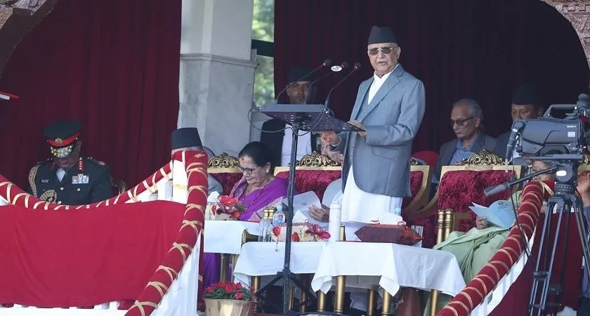 प्रधानमन्त्री ओलीको सम्बोधन : निरंकुशतन्त्र र गणतन्त्रबीच तुलना हुँदैन ( पूर्णपाठ)