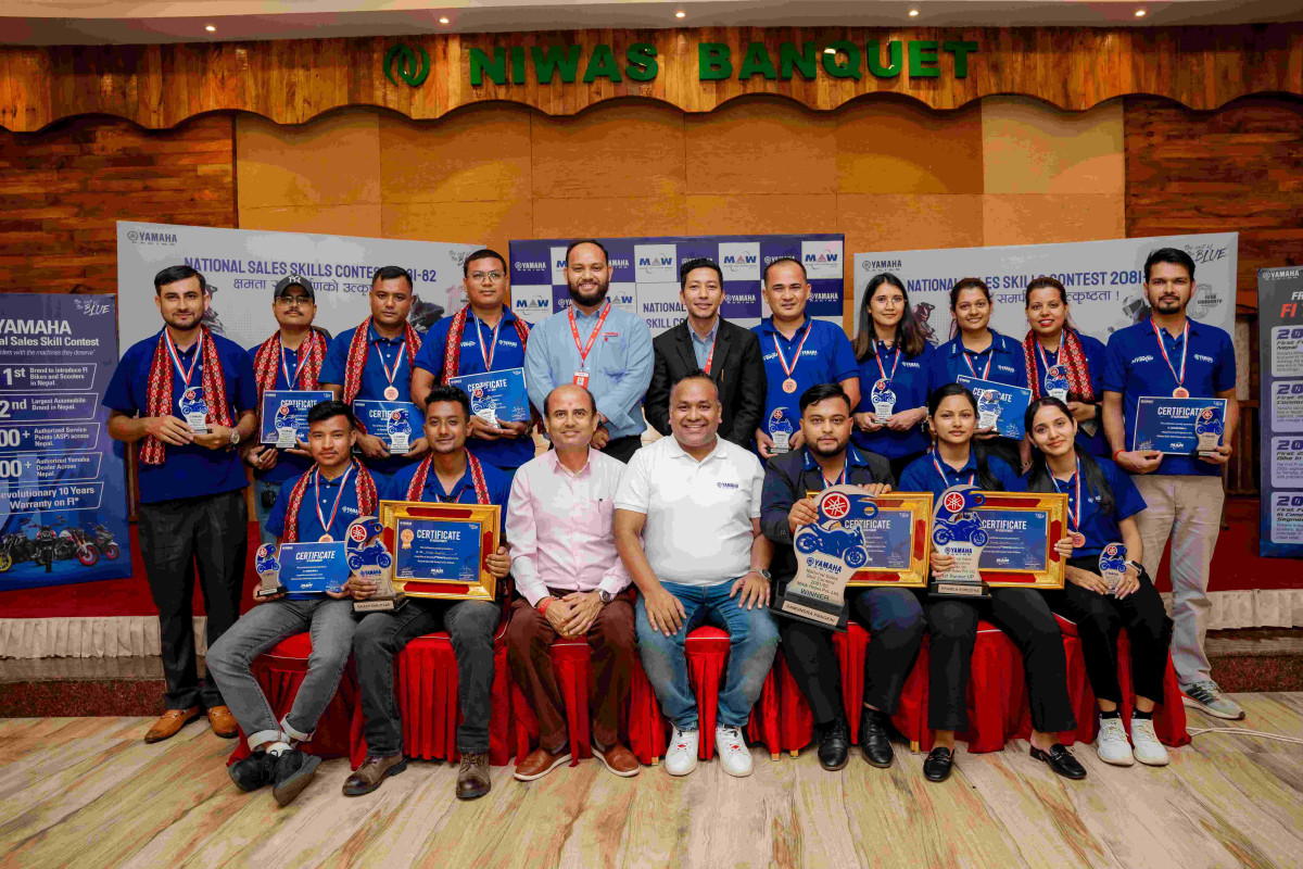 Yamaha Nepal successfully hosts National Sales Skill Contest 2082 – Honouring  Excellence in Salesmanship