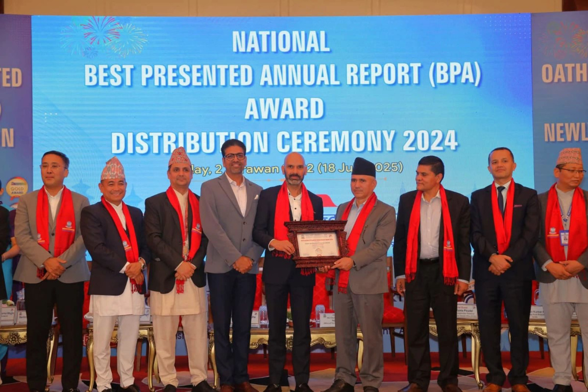 नेपाल लाइफ बन्यो आइक्यानबाट सिल्भर अवार्ड प्राप्त गर्ने पहिलो जीवन बीमा कम्पनी