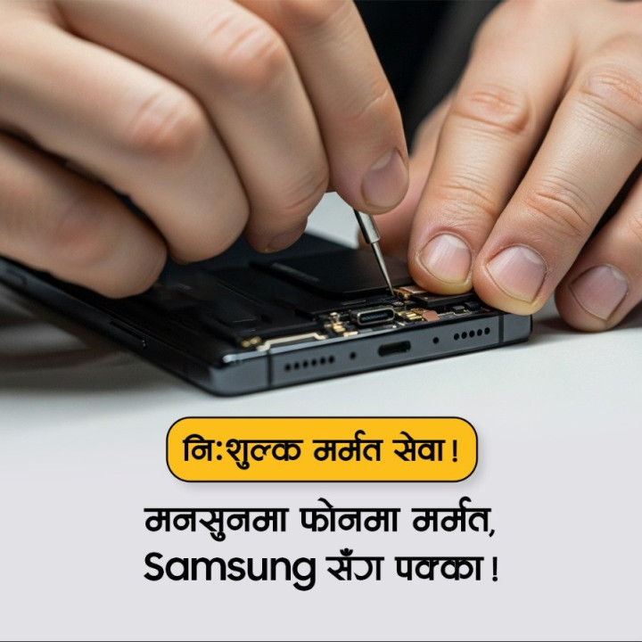 सामसुङ नेपालद्वारा स्मार्टफोन मर्मतका लागि ‘सामसुङ मनसुन क्याम्प’ सुरु