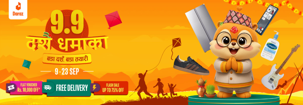 Dashain Shopping Made Bigger: Daraz Nepal Launches 9.9 Dashain Dhamaka  Bada Dashain, Bada Taiyari!