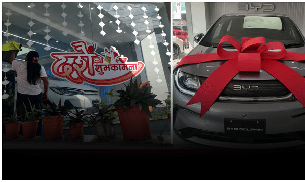 दसैँमा विवाईडीले ल्यायो पाँच अफर, एउटै डिलरमा बुकिङ भए डेढ सय माथि गाडी