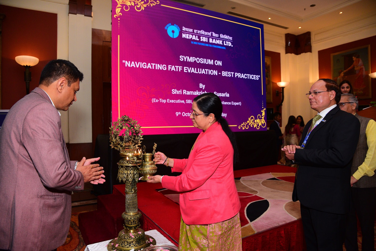 Nepal SBI Bank Ltd. organized a Symposium on “Navigating FATF Evaluation – Best Practices”