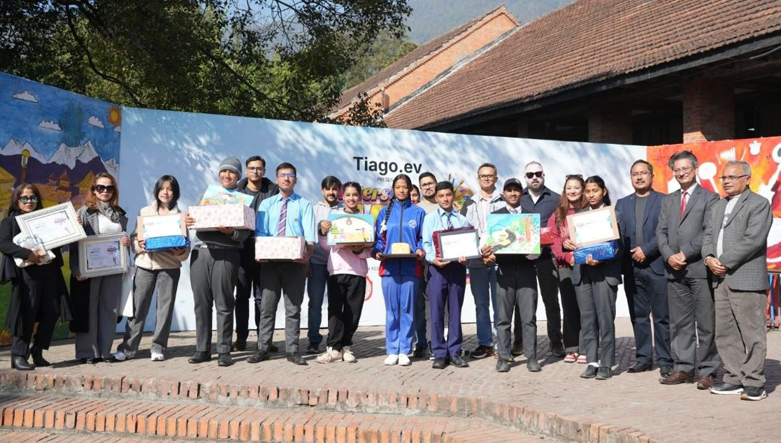 टियागो इभी अन्तर–विद्यालय कला प्रतियोगिता ‘कार्टनिभल’ सम्पन्न, विजेतालाई प्लेस्टेशन–५ पुरस्कार