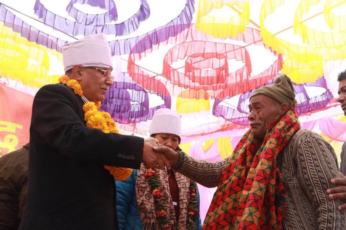 इतिहास र वर्तमान जोडेर मात्रै सुदृढ भविष्य निर्माण हुन्छः प्रचण्ड