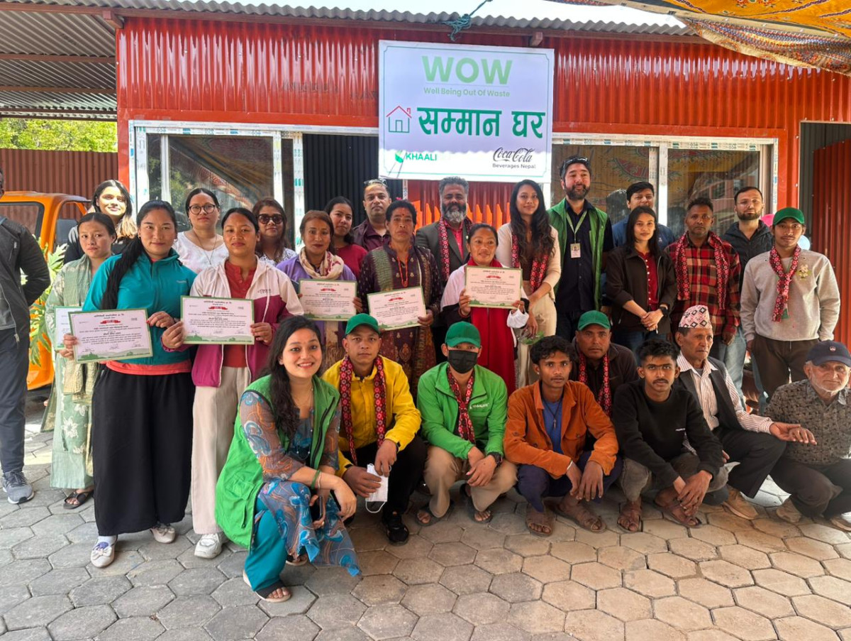 फोहोर सङ्कलक महिला समुदायका लागि सुरक्षित र सहयोगी 'सम्मान घर' को शुभारम्भ