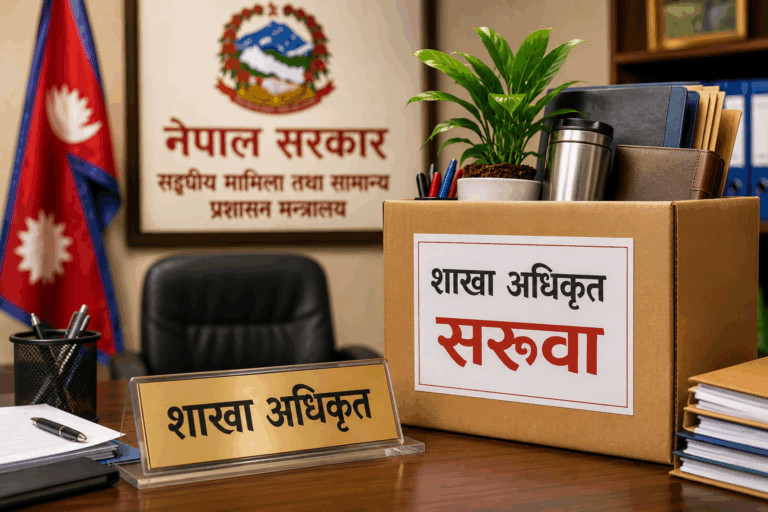 २१ शाखा अधिकृतको सरुवा, को कहाँ पुगे?