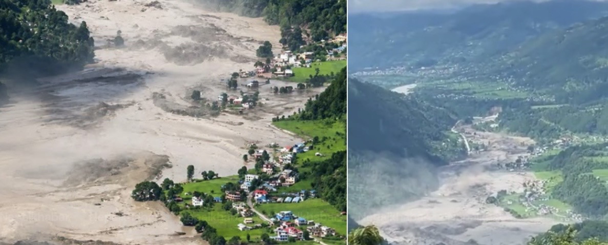 बाँध फुटेको दाबी चीनले गर्‍यो अस्वीकार, हिमपहिरो मुख्य कारण रहेको चिनियाँ दूतावासको भनाइ