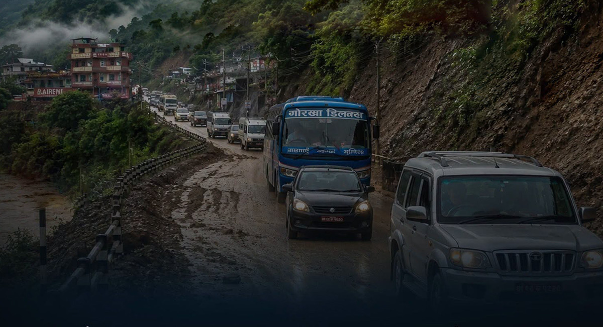 तीन दिनपछि काठमाडौँ–मुग्लिङ सडकखण्डमा यातायात सञ्चालन