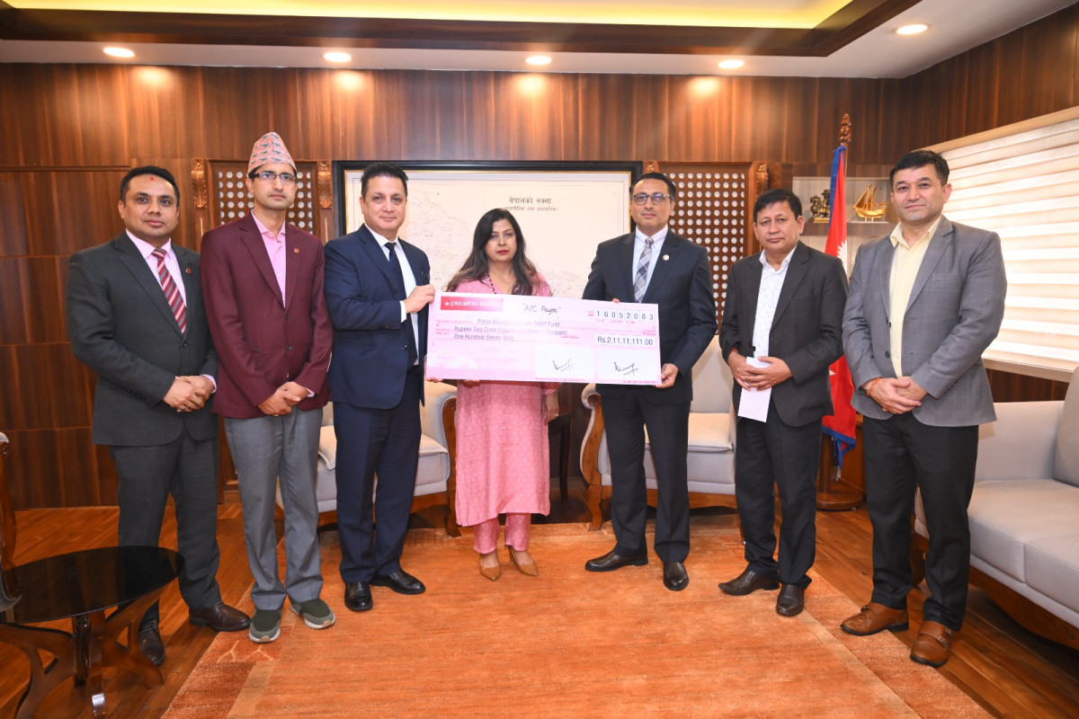 प्रभु बैंकद्वारा भोटेकोशी बाढीपीडितका लागि २ करोड ११ लाख रुपैयाँ सहयोग