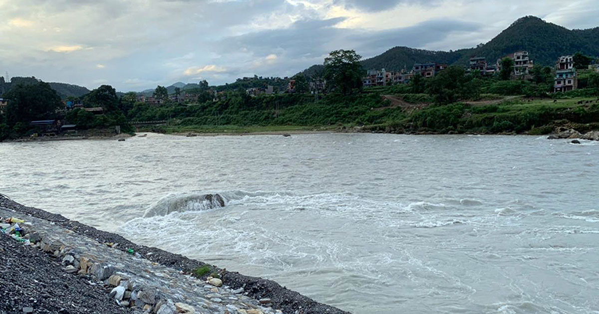यी नदीमा आज आकस्मिक बाढीको सम्भावना