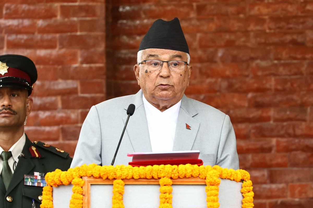 राष्ट्रपति रामचन्द्र पौडेलले राष्ट्रका नाममा सम्बोधन गर्ने