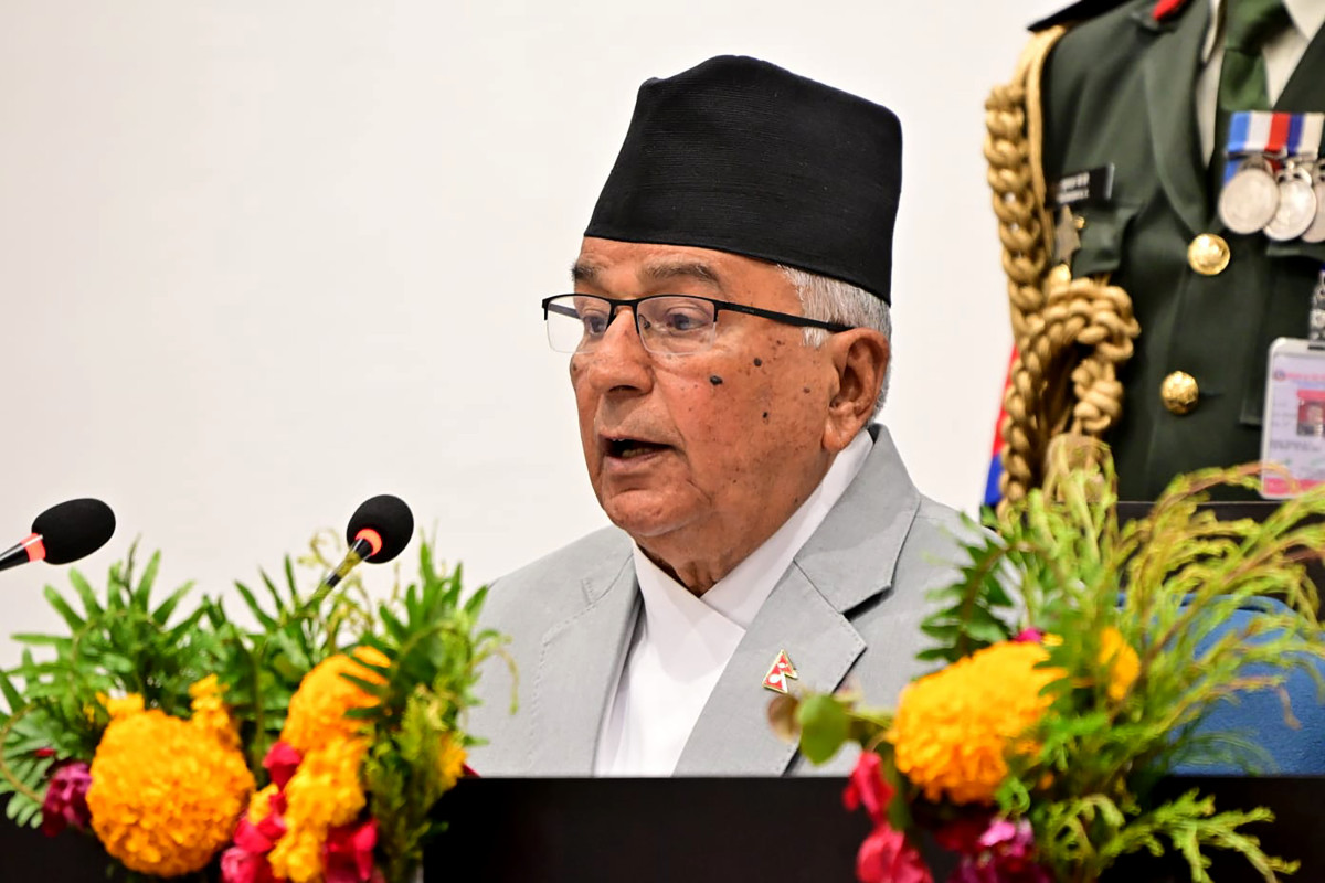 जलवायु न्यायका लागि प्रभावित राष्ट्रहरूको आवाज सुन्न र यसकाे सुनिश्चित गर्न अन्तर्राष्ट्रिय समुदायलाई राष्ट्रपतिको आह्वान