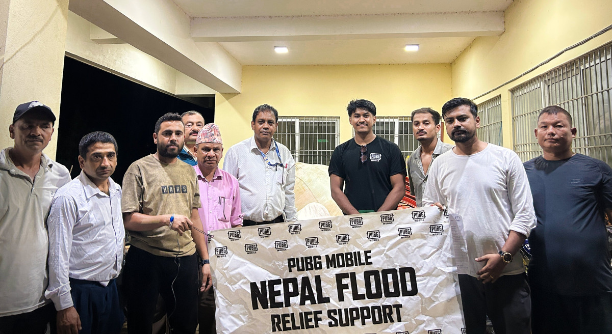 पब्जी मोबाइल नेपालको बाढी प्रभावित क्षेत्रमा राहत सहयोग, अत्यावश्यक राहत सामग्री हस्तान्तरण