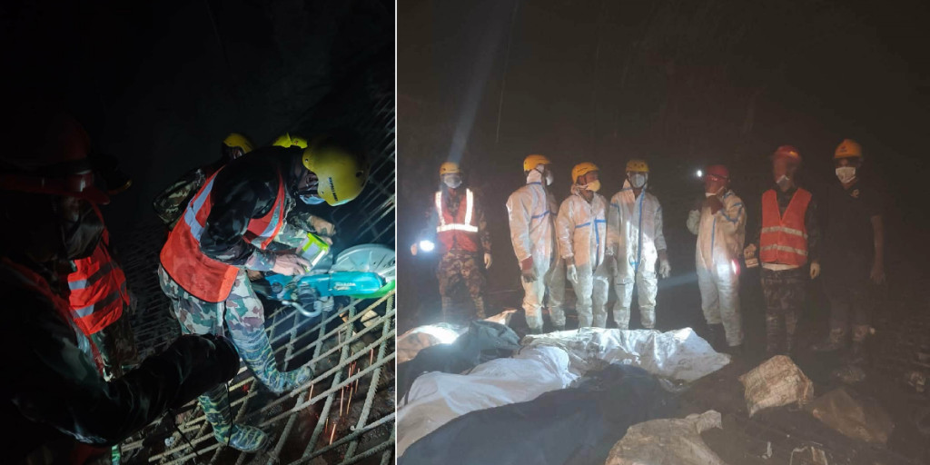 त्रिशूली हाइड्रोको अडिट–३ टनेलमा जालीमा अल्झिएको अवस्थामा ६ शव फेला