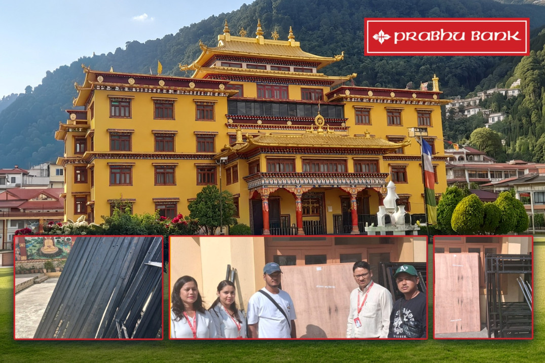 भोटेकोशी बाढी प्रभावितका परिवारहरुका लागि लागि प्रभु बैंकद्वारा ६ थान खाट सहयोग