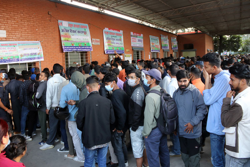दशैंका लागि अग्रिम टिकट बुकिङ खुल्ने, यात्रुको परिचय अनिवार्य